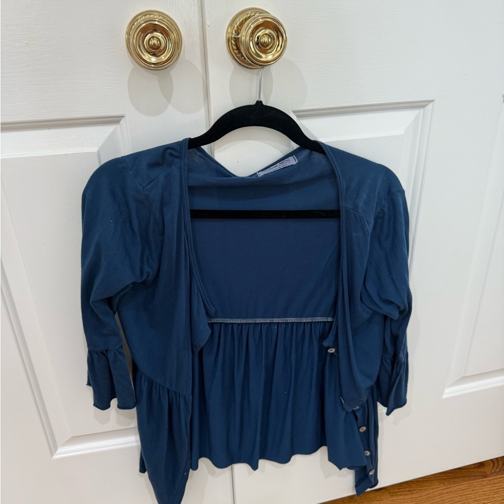 Michael Stars Deep Blue Blouse